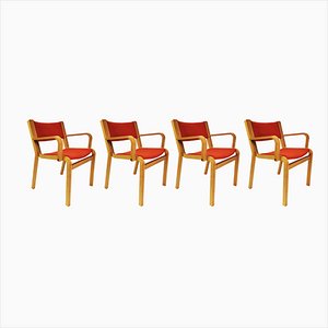 Dining Chairs by R. Thygesen & J. Sorensen for Magnus Olsen, Denmark, 1970s, Set of 4-ZTG-1294986