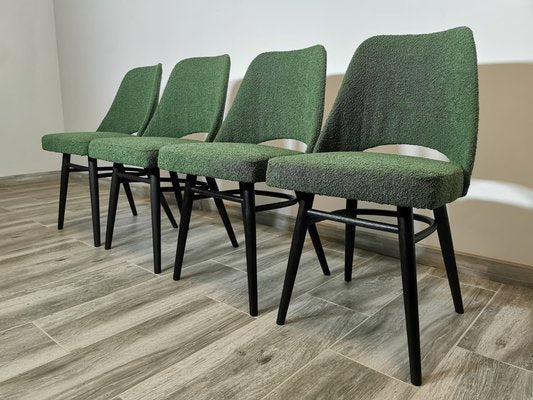 Dining Chairs by Radomir Hoffman for Ton, 1950s, Set of 4-QJA-1730484