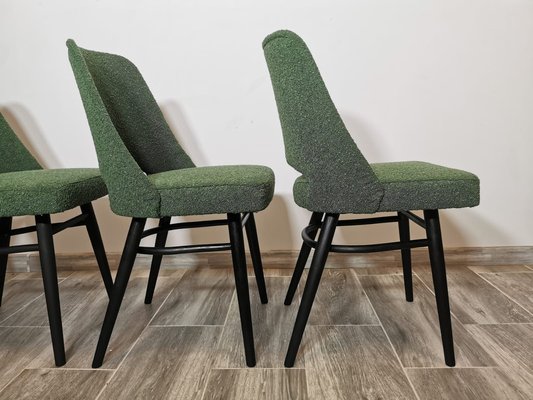 Dining Chairs by Radomir Hoffman for Ton, 1950s, Set of 4-QJA-1730484