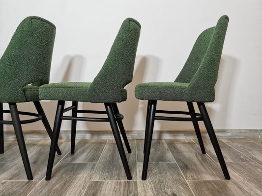 Dining Chairs by Radomir Hoffman for Ton, 1950s, Set of 4-QJA-1730484