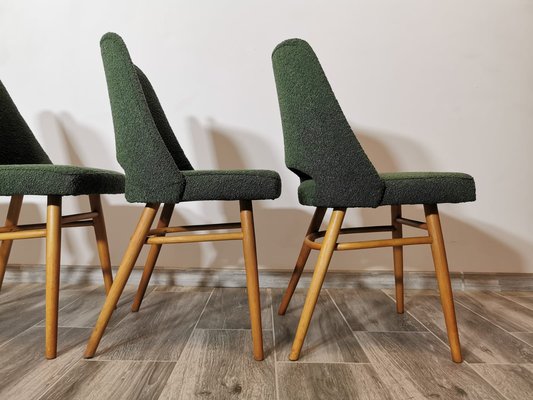 Dining Chairs by Radomir Hoffman for Ton, 1950s, Set of 4-QJA-1729649