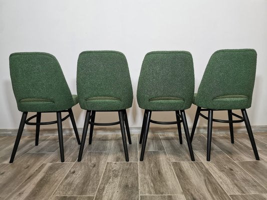 Dining Chairs by Radomir Hoffman for Ton, 1950s, Set of 4-QJA-1730484