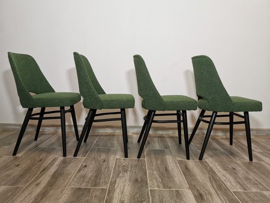 Dining Chairs by Radomir Hoffman for Ton, 1950s, Set of 4-QJA-1730484