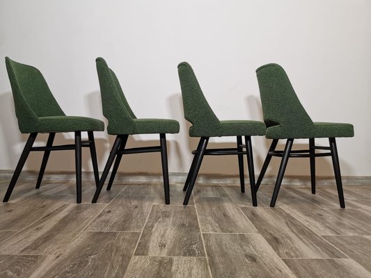 Dining Chairs by Radomir Hoffman for Ton, 1950s, Set of 4-QJA-1730484