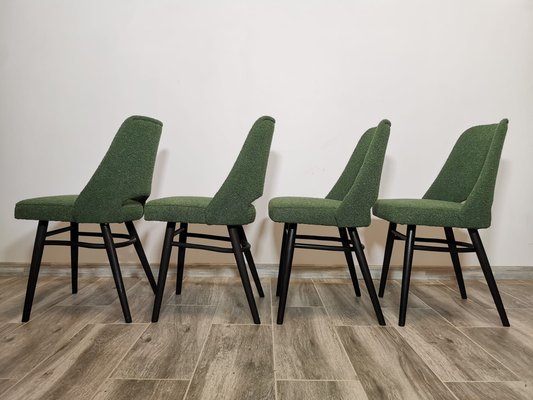 Dining Chairs by Radomir Hoffman for Ton, 1950s, Set of 4-QJA-1730484