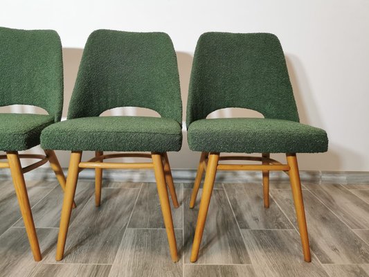 Dining Chairs by Radomir Hoffman for Ton, 1950s, Set of 4-QJA-1729649