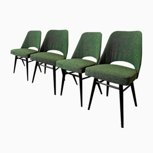 Dining Chairs by Radomir Hoffman for Ton, 1950s, Set of 4-QJA-1730484