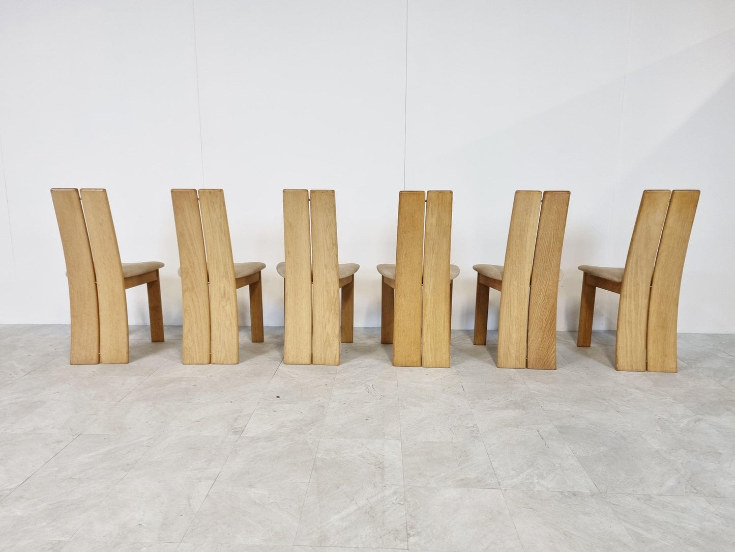 Dining Chairs by Rob & Dries Van Den Berghe for Van Den Berghe Pauvers, 1980s, Set of 6