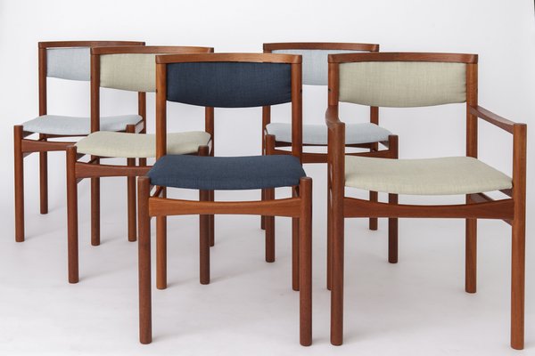 Dining Chairs by Sax, Denmark 160s, Set of 5-DOM-1719543