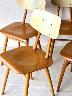 Dining Chairs by Ton, 1960s, Set of 4-ALG-2017556