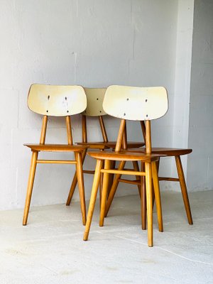 Dining Chairs by Ton, 1960s, Set of 4-ALG-2017556