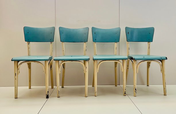 Dining Chairs by Ton, 1960s, Set of 4-ALG-1432045