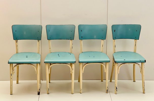 Dining Chairs by Ton, 1960s, Set of 4-ALG-1432045