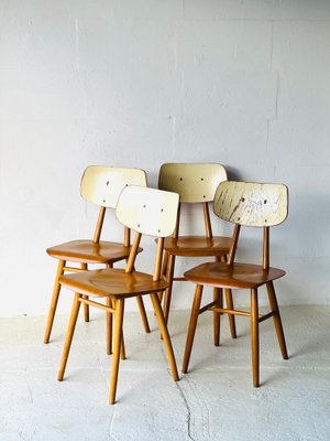 Dining Chairs by Ton, 1960s, Set of 4-ALG-2017556