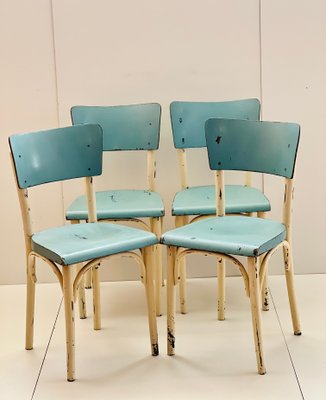 Dining Chairs by Ton, 1960s, Set of 4-ALG-1432045