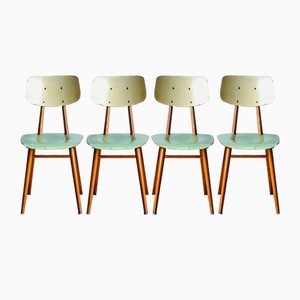 Dining Chairs by Ton, 1960s, Set of 4-ALG-2022441