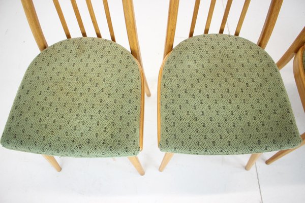 Dining Chairs by Ton, Czechoslovakia, 1970s, Set of 4-TZ-1431429