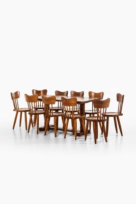 Dining Chairs by Torsten Claeson for Steneby Hemslöjdsförening, 1939, Set of 10-SC-586822