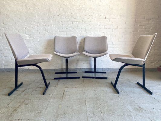 Dining Chairs by V. Introini for Saporiti, 1970s, Set of 4-ZKN-2027739