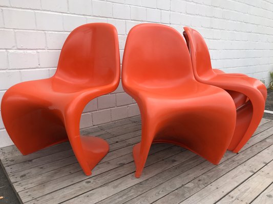 Dining Chairs by Verner Panton for Fehlbaum, 1973, Set of 4-EXJ-618660