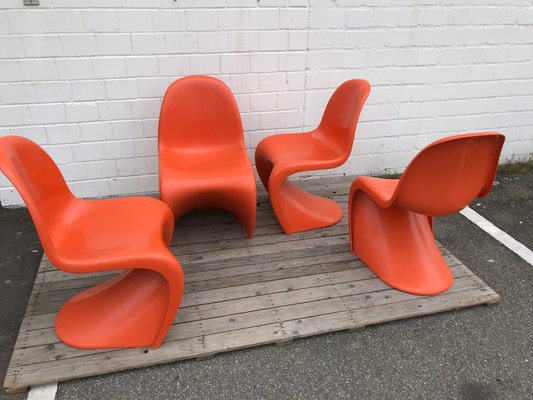 Dining Chairs by Verner Panton for Fehlbaum, 1973, Set of 4-EXJ-618660