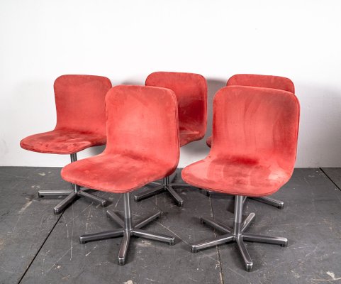 Dining Chairs by Wilhelm Ritz for Wilkhahn, 1970s, Set of 5-VLO-1740552