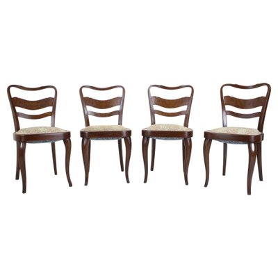 Dining Chairs, Czechoslovakia, 1940s, Set of 4-TZ-1431434