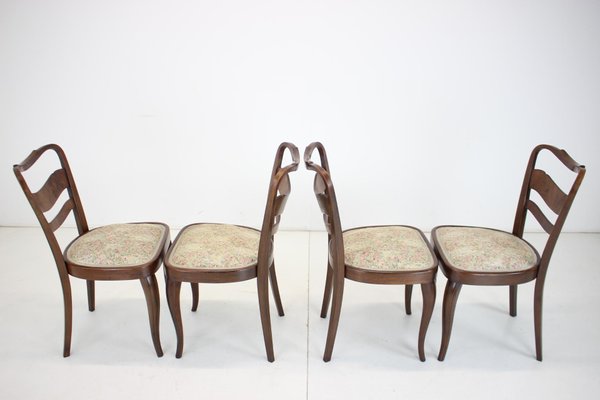 Dining Chairs, Czechoslovakia, 1940s, Set of 4-TZ-1431434