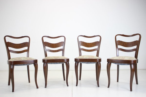 Dining Chairs, Czechoslovakia, 1940s, Set of 4-TZ-1431434