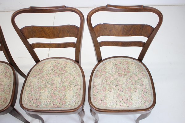 Dining Chairs, Czechoslovakia, 1940s, Set of 4-TZ-1431434