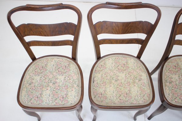 Dining Chairs, Czechoslovakia, 1940s, Set of 4-TZ-1431434