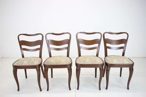 Dining Chairs, Czechoslovakia, 1940s, Set of 4-TZ-1431434