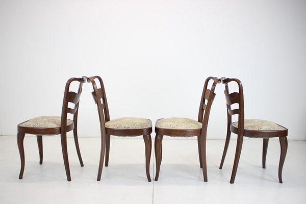 Dining Chairs, Czechoslovakia, 1940s, Set of 4-TZ-1431434