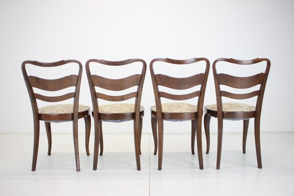 Dining Chairs, Czechoslovakia, 1940s, Set of 4-TZ-1431434