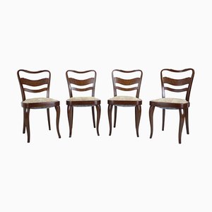 Dining Chairs, Czechoslovakia, 1940s, Set of 4-TZ-1431434