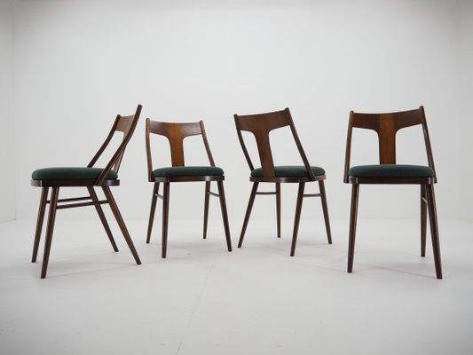 Dining Chairs, Czechoslovakia, 1960s, Set of 4-TZ-1232001