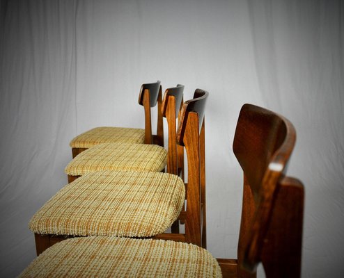 Dining Chairs, Czechoslovakia, 1960s, Set of 4-TZ-866940