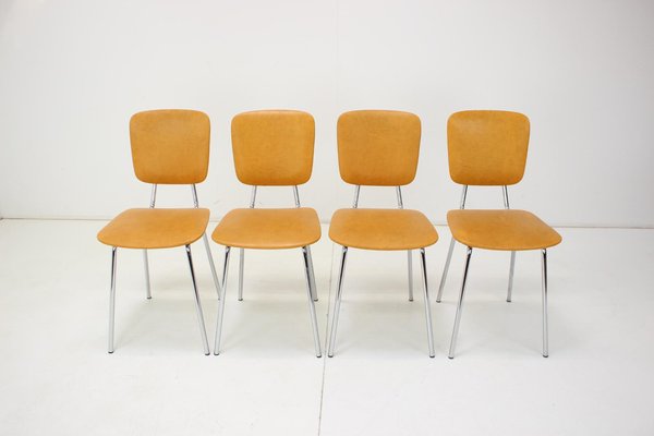 Dining Chairs, Czechoslovakia, 1970s, Set of 4-TZ-1329344