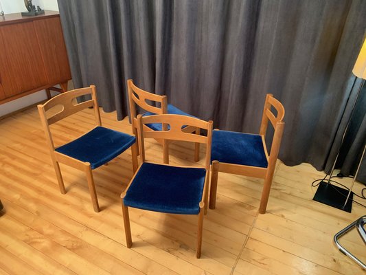 Dining Chairs from Asko, Finland, 1960s, Set of 4-VQM-1780459