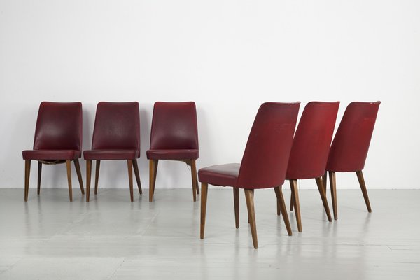 Dining Chairs from Castelli / Anonima Castelli, Italy, 1950s, Set of 6-AA-1703266