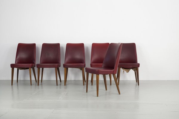 Dining Chairs from Castelli / Anonima Castelli, Italy, 1950s, Set of 6-AA-1703266