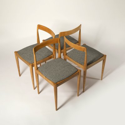 Dining Chairs from Drevotvar, Former Czechoslovakia, 1960s, Set of 4-IVW-1763400