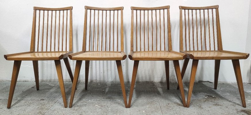 Dining Chairs from Krásná Jizba, Former Czechoslovakia, 1960s, Set of 4-ZWG-1823922