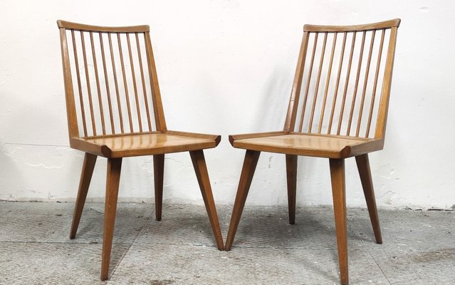 Dining Chairs from Krásná Jizba, Former Czechoslovakia, 1960s, Set of 4-ZWG-1823922