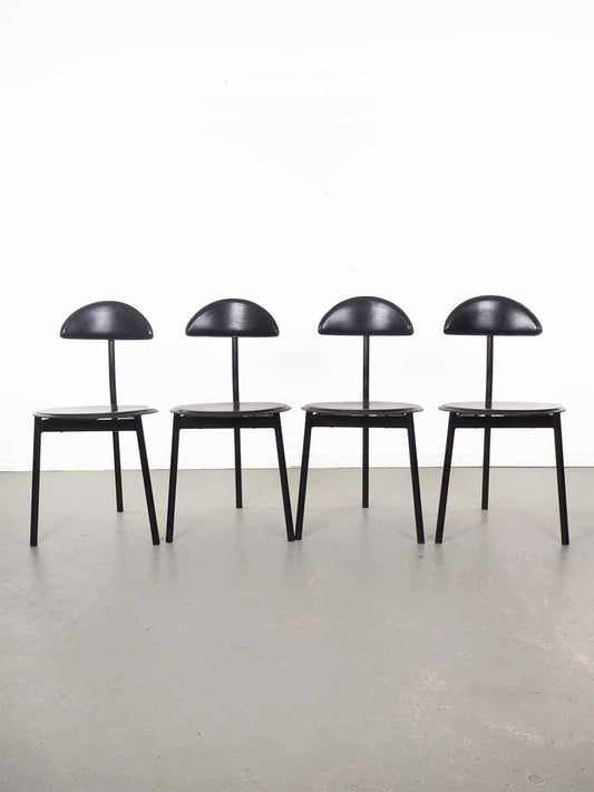 Dining Chairs from Linea Veam, 1980s, Set of 4