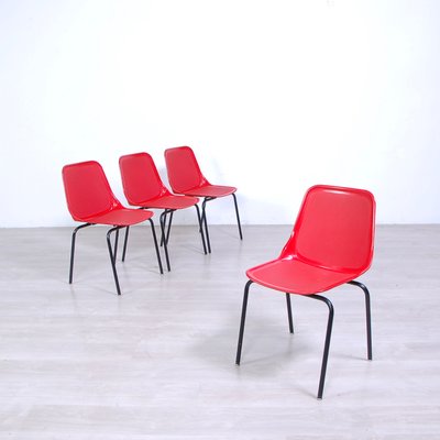 Dining Chairs from MIM, 1960s, Set of 4-XSG-1719112