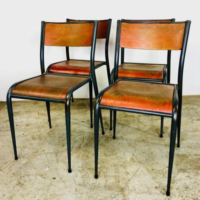 Dining Chairs from Mullca, 1940s, Set of 4-LCQ-1791954