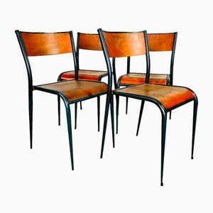 Dining Chairs from Mullca, 1940s, Set of 4-LCQ-1791954