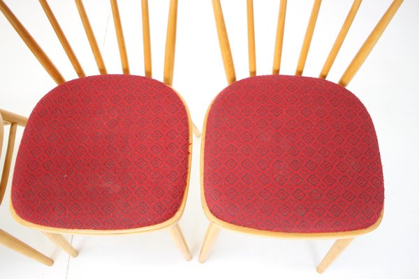 Dining Chairs from Tatra Pravenec, 1970s, Set of 4-TZ-1096084