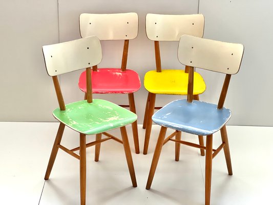 Dining Chairs from Ton, 1960s, Set of 4-ALG-1435959